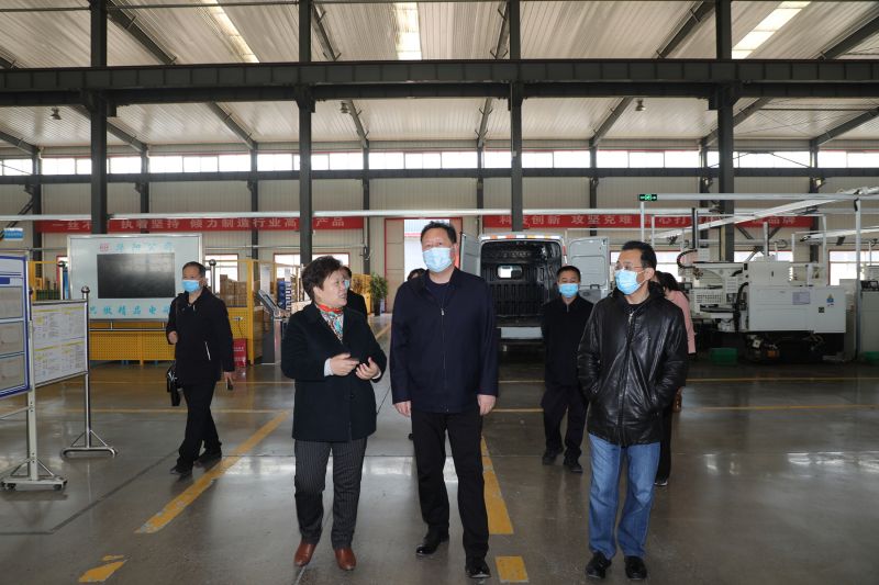 安陽市政協(xié)副主席劉鴻民一行，深入安陽市華陽電磁鐵制造有限公司調(diào)研“萬人助萬企”政策落實(shí)情況