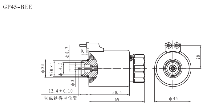 GP45-REE(4WREE閥)比例閥用電磁鐵