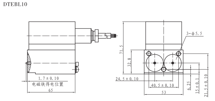 DTEBL10(本安)防爆電磁鐵